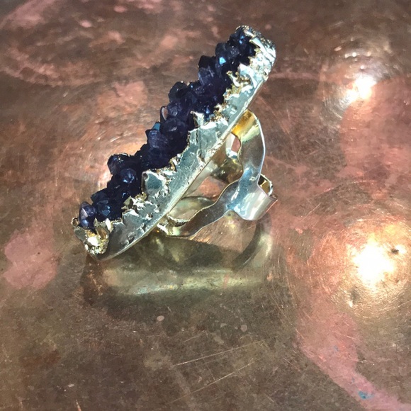 Amethyst 14k gold ring - Picture 3 of 5